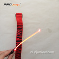 Reflecterende Led Light Red Zebra Webbing Armband